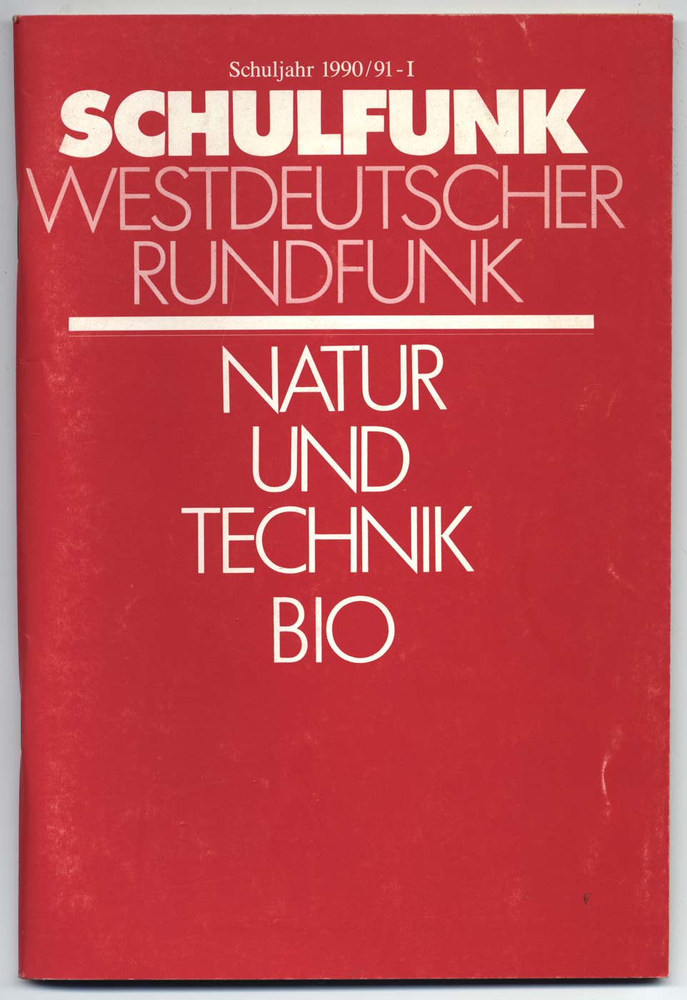 Natur und Technik Bio Deckblatt 1990